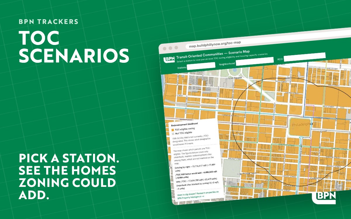 TOC Scenarios: pick a station and see the homes zoning could add